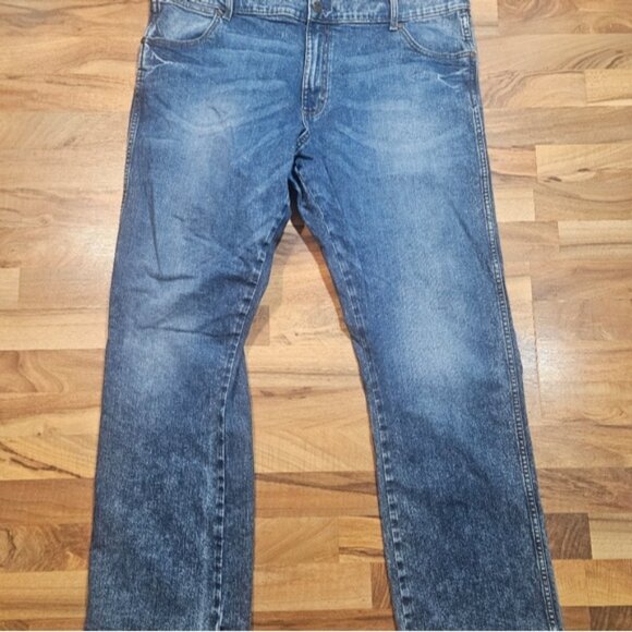 Wrangler Retro Slim Boot Jeans 42×34 Vintage-Inspired Western Denim Slim Bootcut - Picture 5 of 9